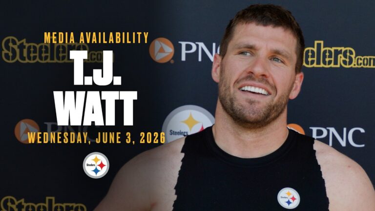 T.J. Watt Media Availability (June 3) Pittsburgh Steelers