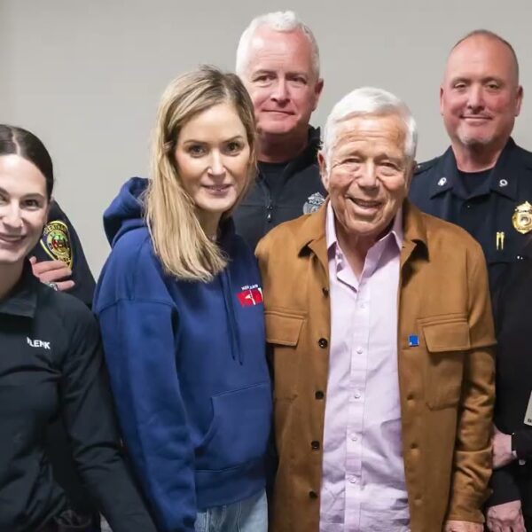 The Kraft Family and Wrentham PD Step In To Help An Abandoned Dog and Puppies In Need