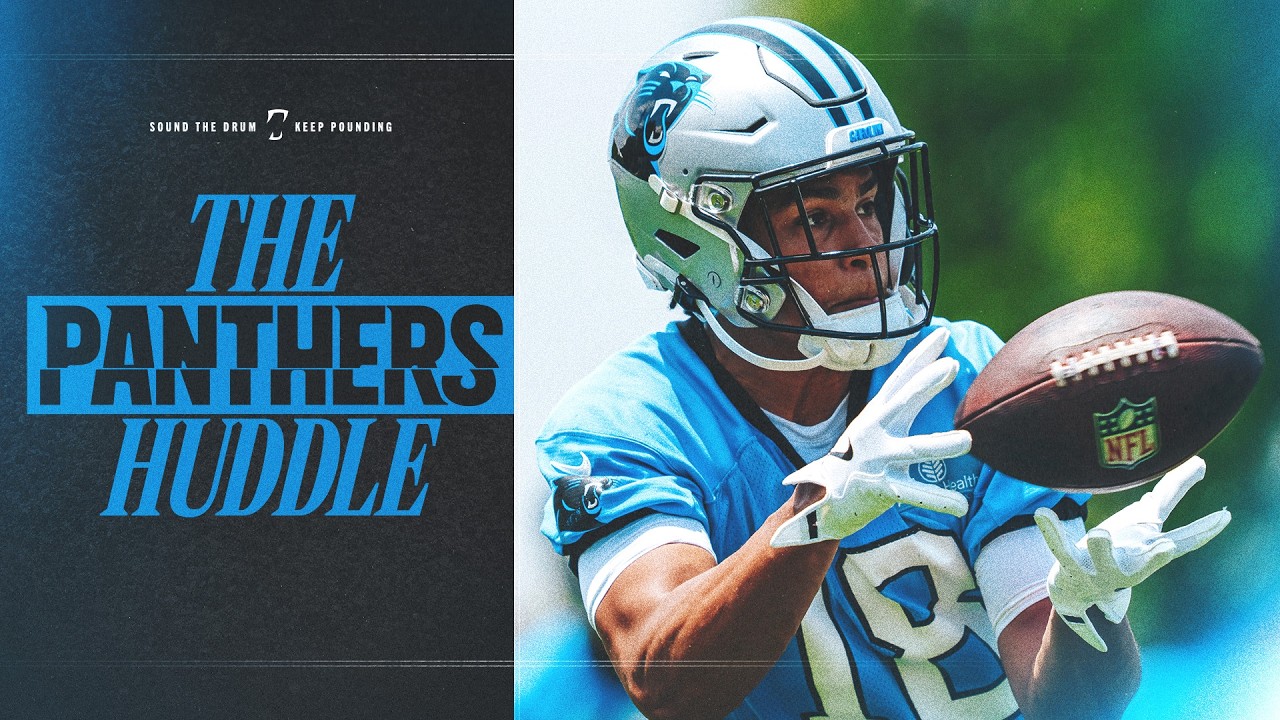 The Panthers Huddle Minicamp Special with Jalen Coker and Tre’von Moehrig Carolina Panthers