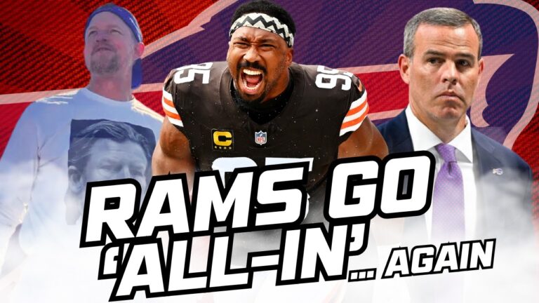 The RAMS go ‘ALL IN’ for MYLES GARRETT, will the BILLS ‘way’ WORK!?