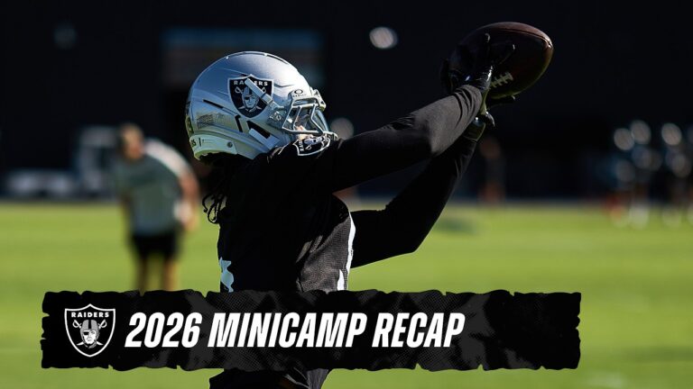 The Standard Is Set Raiders 2026 Minicamp Recap