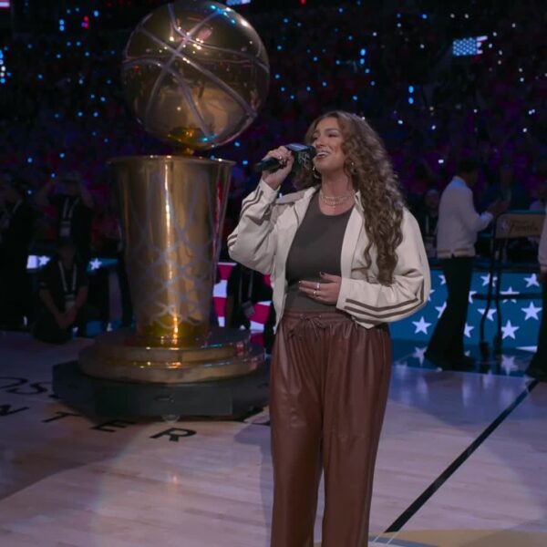 Tori Kelly Performs The National Anthem Ahead Game 1 of the 2026 NBA Finals!