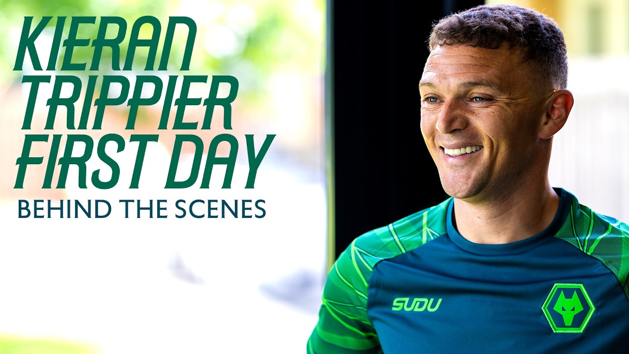 Trippier signs for Wolves! Behind the scenes on signing day
