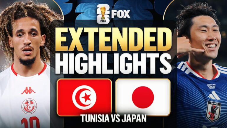 Tunisia vs Japan Extended Highlights 2026 FIFA World Cup