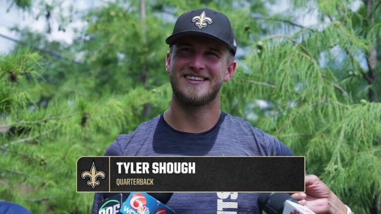 Tyler Shough on getting out into the community New Orleans Saints