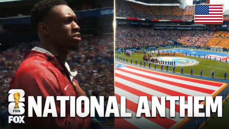 United States National Anthem at Seattle Stadium Before Match vs Australia