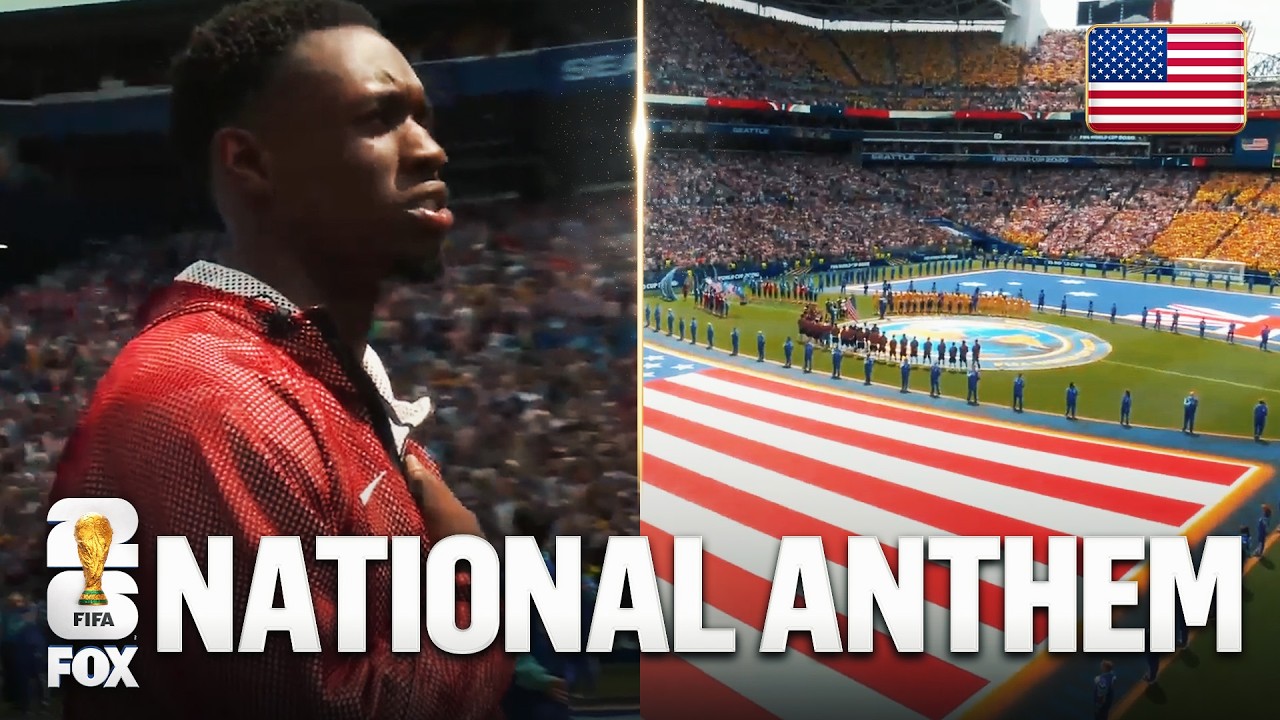 United States National Anthem at Seattle Stadium Before Match vs Australia