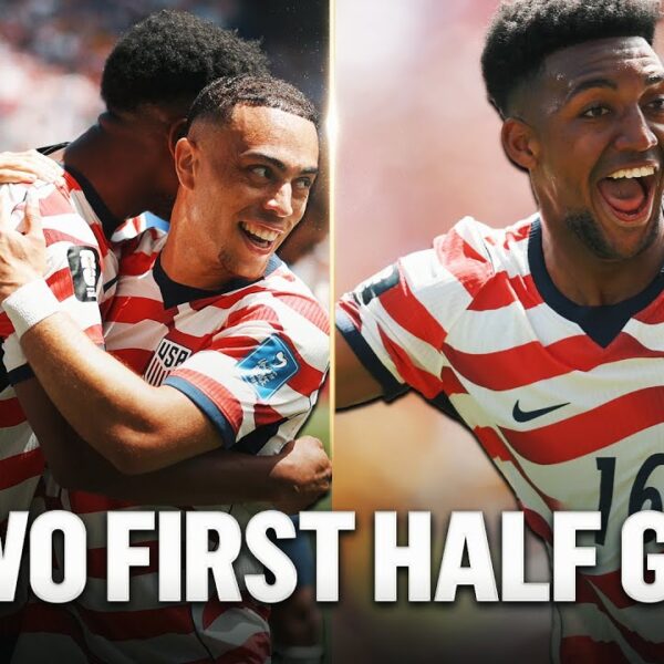 United States Scores TWO GOALS in First Half vs Australia