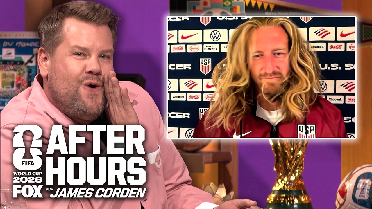 United States’ Tim Ream Poses for James Corden & Give Insights into USA’s Mindset