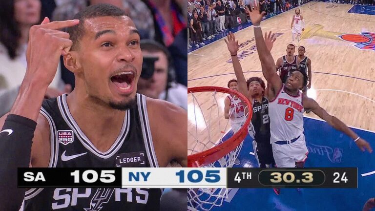 UNREAL GAME 4 ENDING 2 Spurs at 3 Knicks June 10, 2026