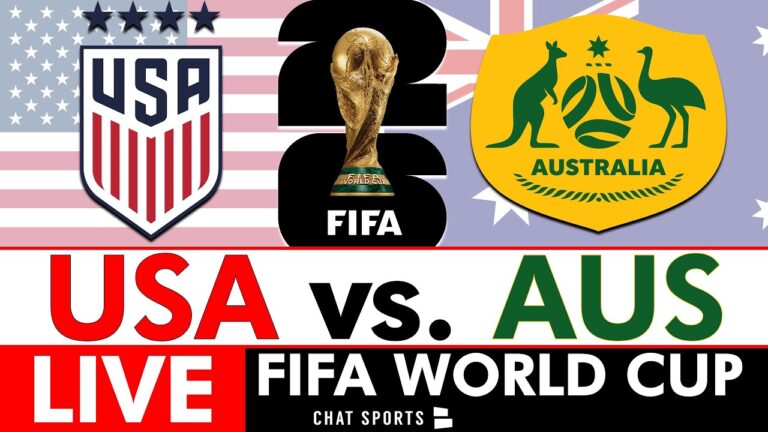 USA vs Australia Live Streaming Scoreboard, Soccer Play-By-Play, Highlights 2026 FIFA World Cup