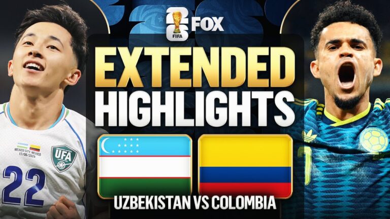 Uzbekistan vs Colombia Extended Highlights 2026 FIFA World Cup