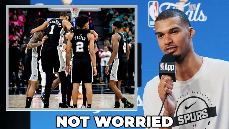 Victor Wembanyama on Not Being Worried After Game 1 of NBA Finals and Being Down in the Series