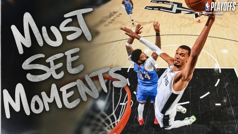 Victor Wembanyama’s Most ELECTRIC Plays of the Postseason