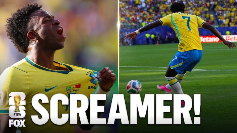 Vinícius Júnior Scores Absolute SCREAMER for Brazils First Goal of 2026 FIFA World Cup