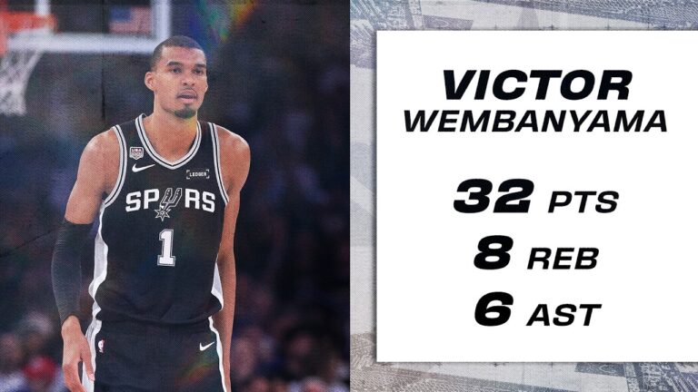Wemby Goes Off For 32 Pts In Spurs Game 3 Win!