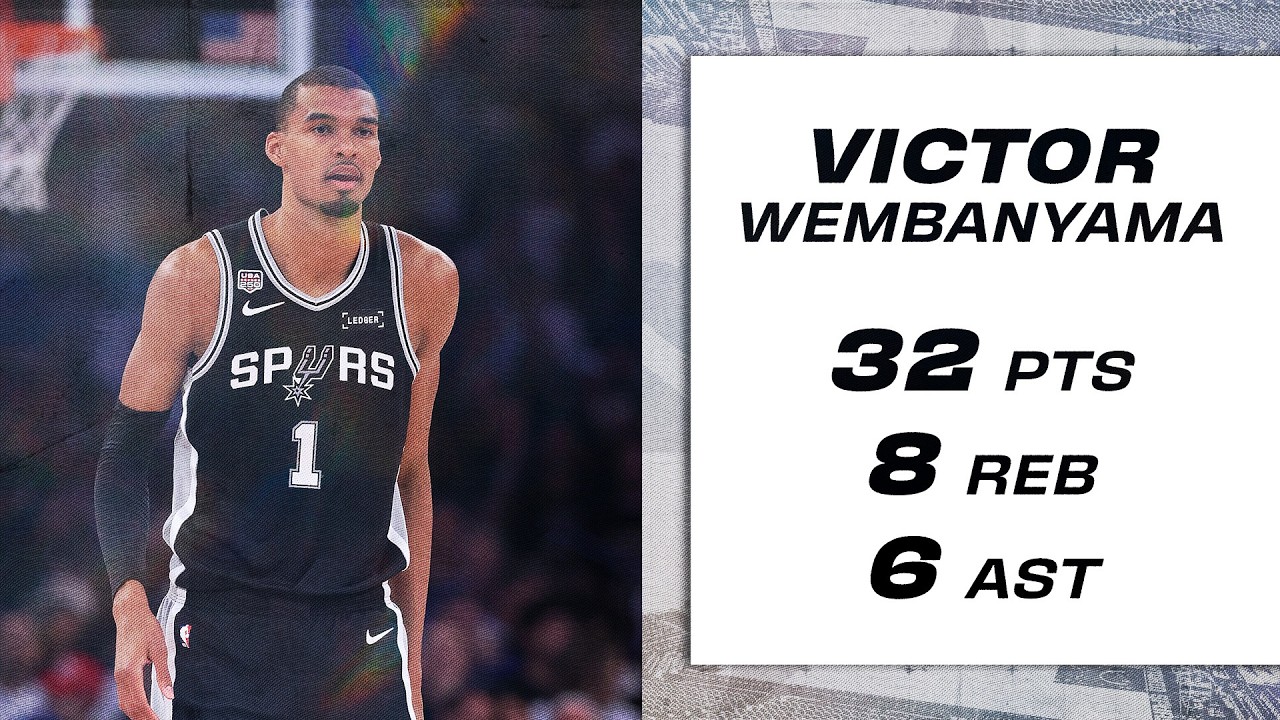 Wemby Goes Off For 32 Pts In Spurs Game 3 Win!