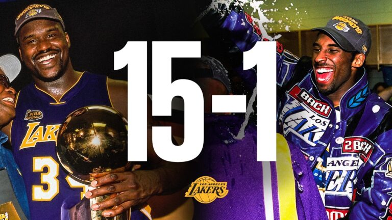Were The 2001 Lakers the Greatest Playoff Team EVER?