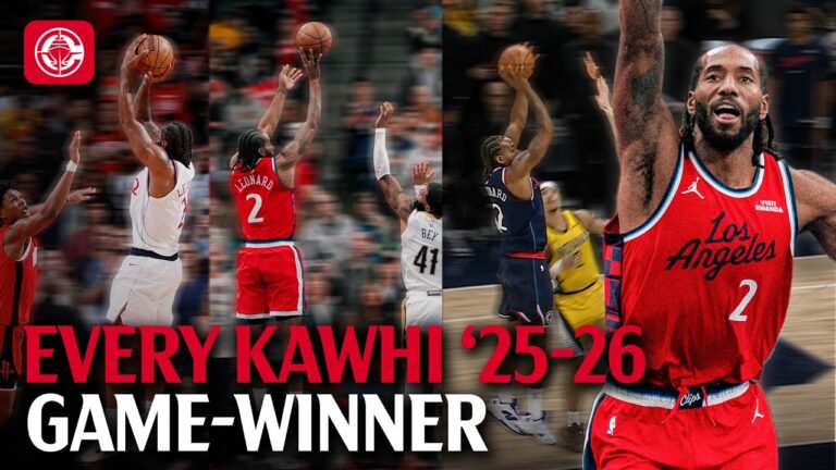 WET BALL: Every Kawhi game-winner of the ’25-26 Season
