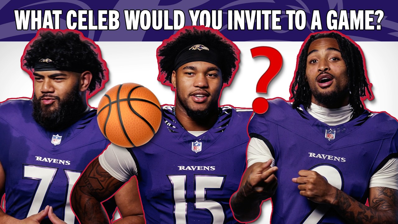 Which Celebrity are Ravens Players Bringing to a Game? Ravens Superlatives