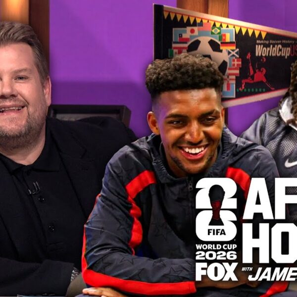 Who’s the Better Athlete: USA’s Alex Freeman or Antonio Freeman? After Hours with James Corden