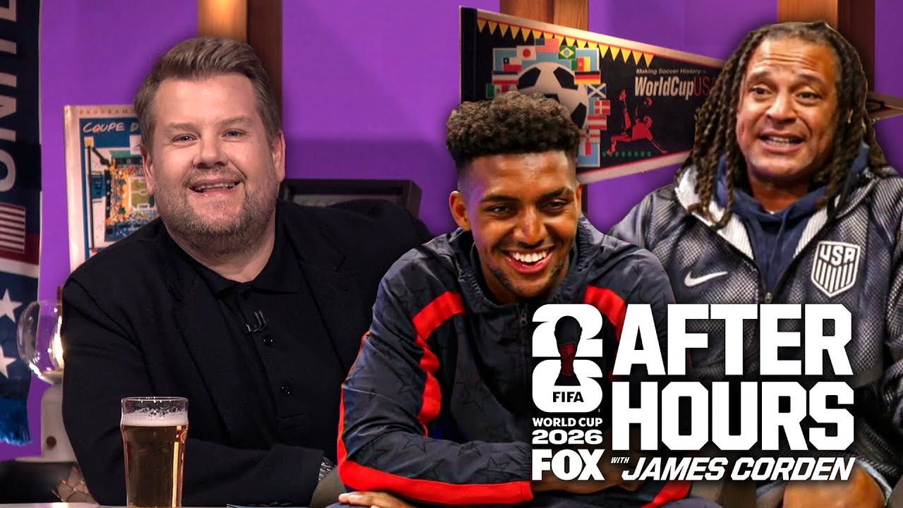 Who’s the Better Athlete: USA’s Alex Freeman or Antonio Freeman? After Hours with James Corden