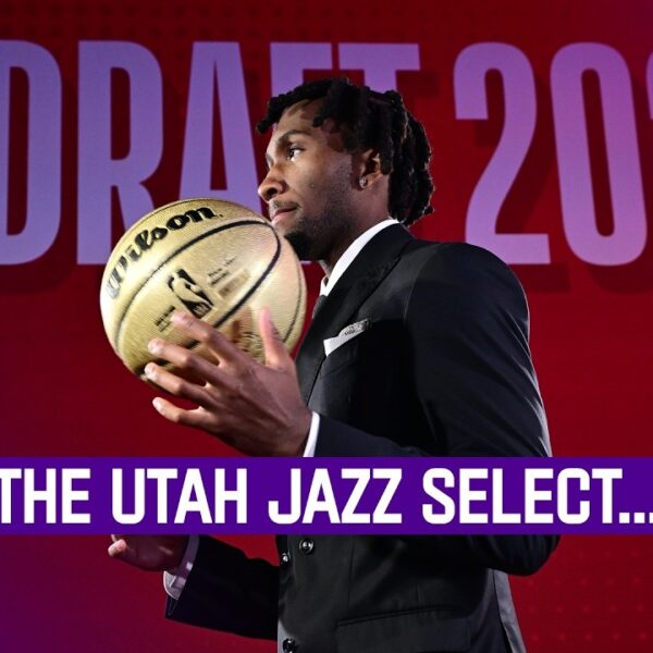 With the second pick… Darryn Peterson is drafted by the Utah Jazz