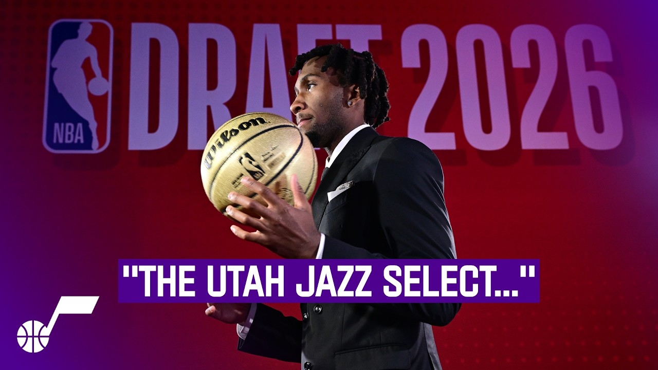With the second pick… Darryn Peterson is drafted by the Utah Jazz