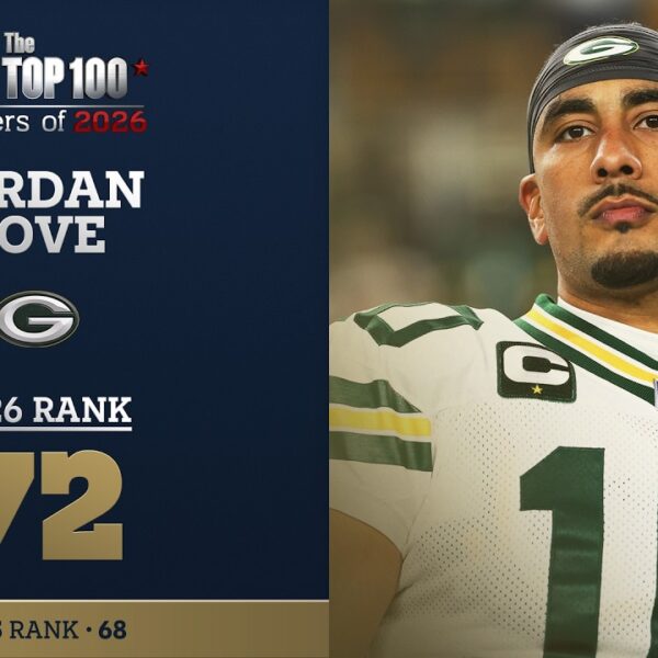 72: Jordan Love (QB, Packers) Top 100 Players of 2026