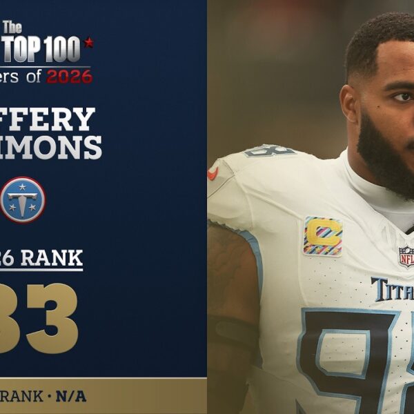 83: Jeffery Simmons (DL, Titans) Top 100 Players of 2026
