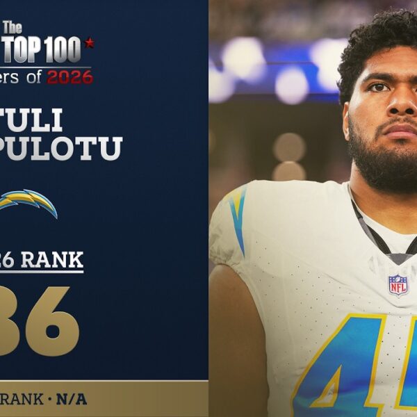 86: Tuli Tuipulotu (DE, Chargers) Top 100 Players of 2026
