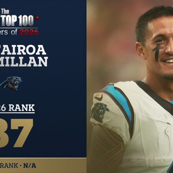 87: Tetairoa McMillan (WR, Panthers) Top 100 Players of 2026