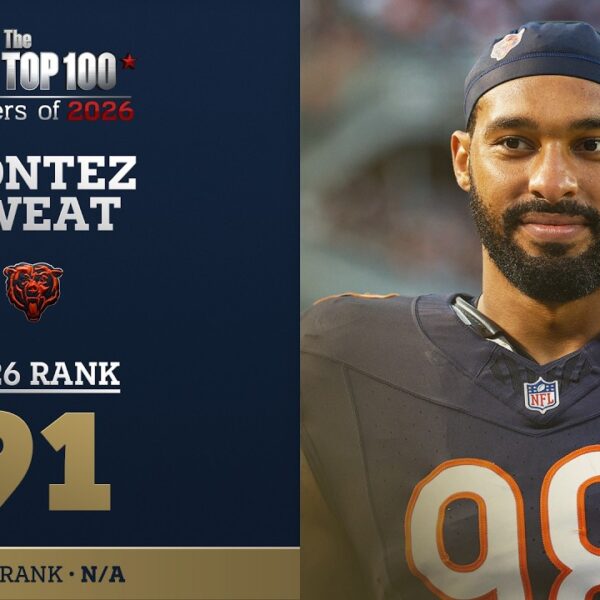 91: Montez Sweat (DE, Bears) Top 100 Players of 2026