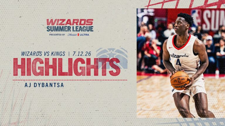 AJ Dybantsa Scores 23 Points and 7 Rebounds vs. Sacramento Kings