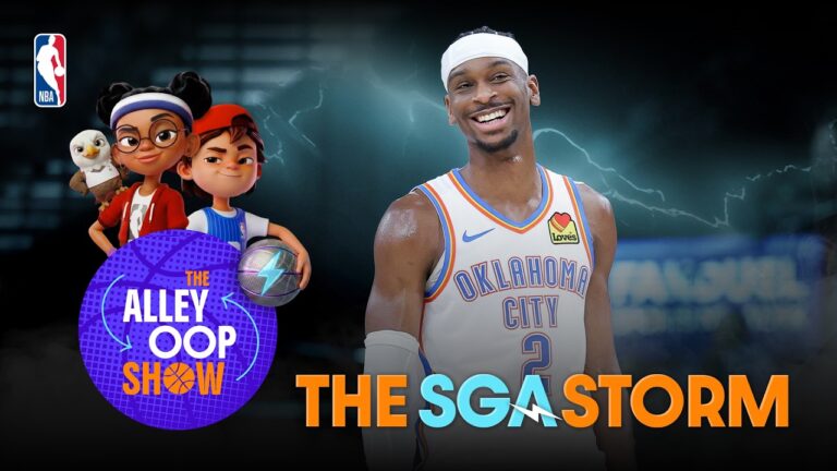 Alley & Oop Visit OKC! Learn about Shai Gilgeous-Alexander, Thunder History & More NBA Kids Show