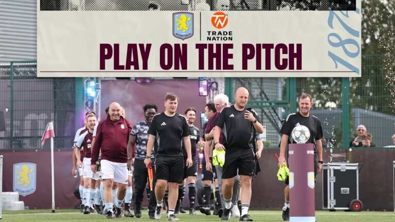 Aston Villa supporters joined by LEGENDS at Bodymoor Heath!