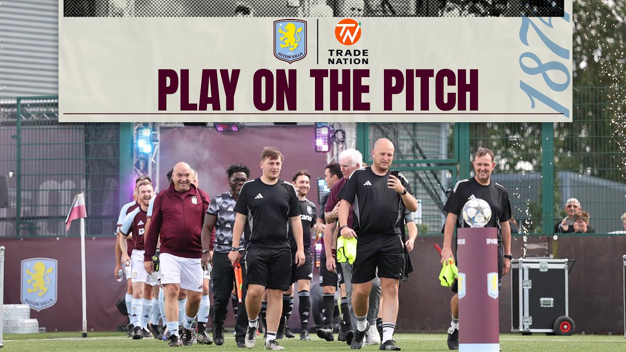 Aston Villa supporters joined by LEGENDS at Bodymoor Heath!