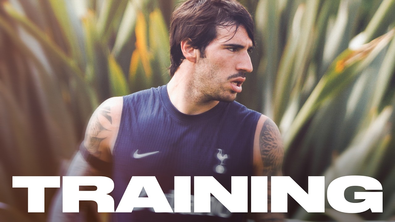 Behind the scenes at Spurs pre-season training! Sandro Tonali’s first session!