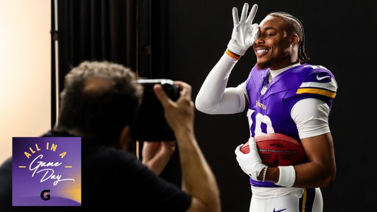 Behind-the-Scenes of NFL Media Day with Minnesota Vikings