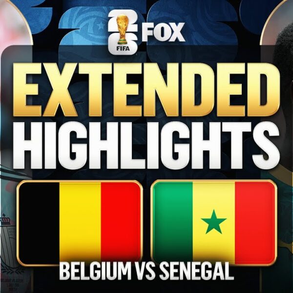 Belgium vs Senegal Highlights 2026 FIFA World Cup Round of 32