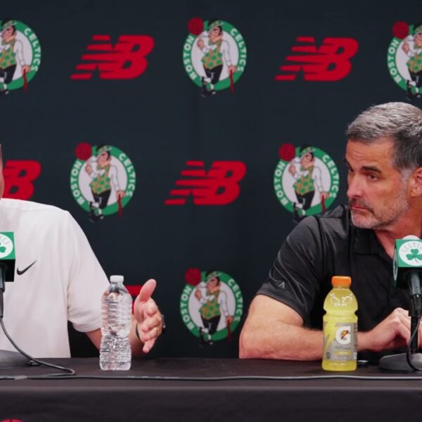 Brad Stevens & Bill Chisholm discuss Jaylen Brown trade