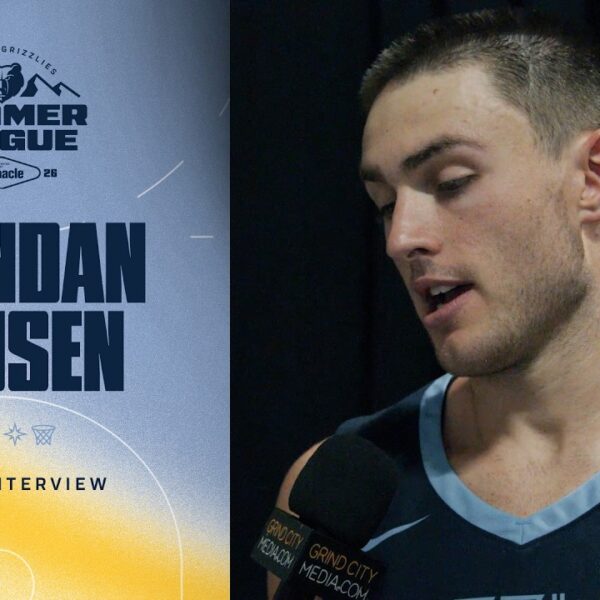 Brendan Hausen 1 on 1 Interview Grizzlies vs. Warriors