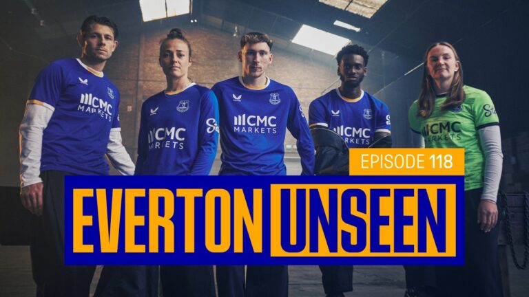 BTS at the 2026 27 home kit shoot! EVERTON UNSEEN 118