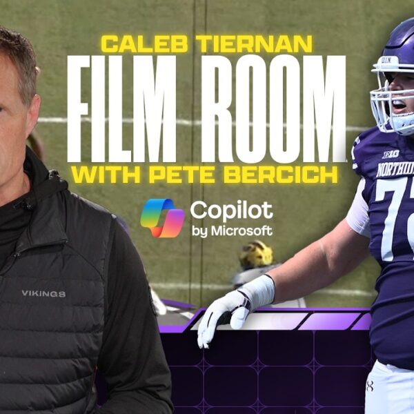 Caleb Tiernan’s Blocking Ability, Instincts & Athleticism, College Highlights Film Room