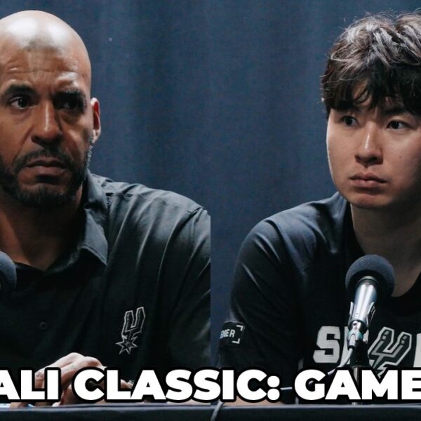 Cali Classic, Game 2: Spurs Coach Corliss Williamson, Hyunjung Lee