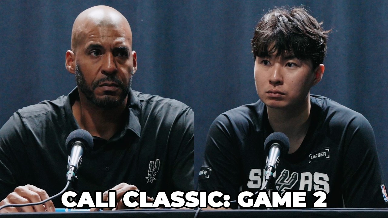Cali Classic, Game 2: Spurs Coach Corliss Williamson, Hyunjung Lee