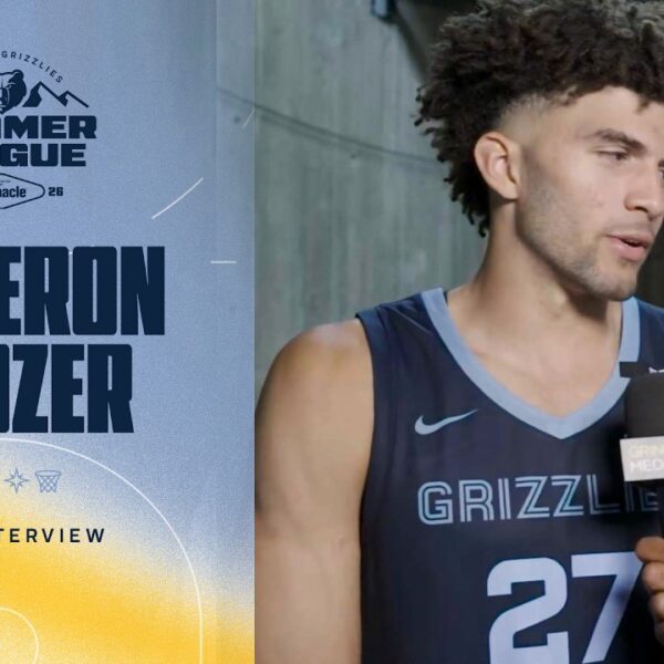 Cam Boozer Post Game Interview Grizzlies vs. Thunder