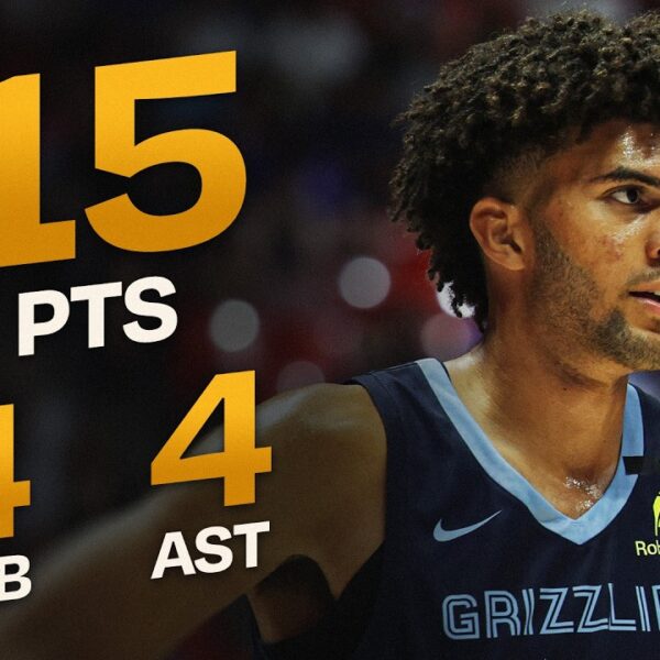 Cam Boozer SHINED with 15 PTS in his Summer League Debut July 4, 2026