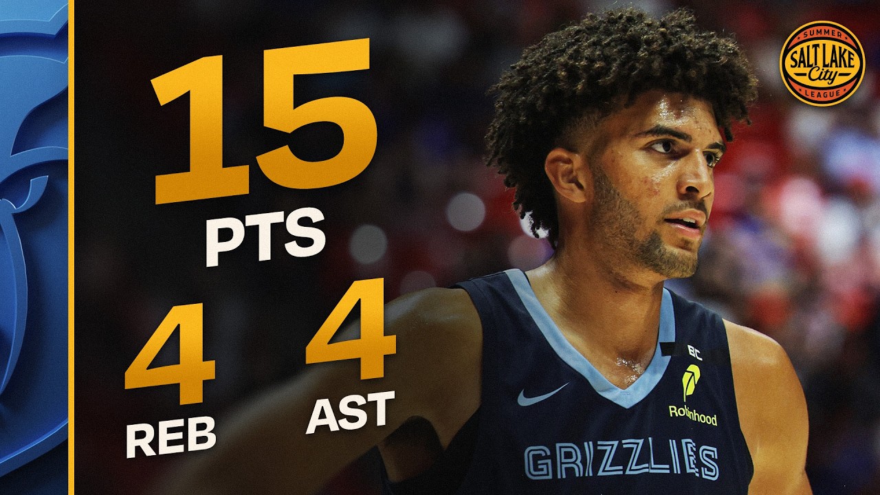 Cam Boozer SHINED with 15 PTS in his Summer League Debut July 4, 2026
