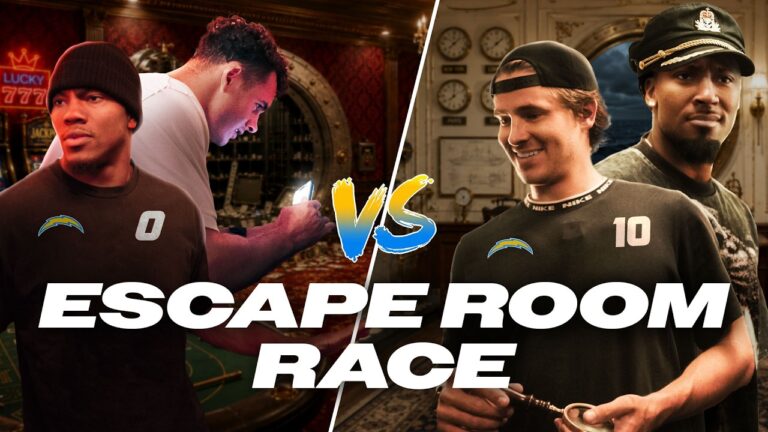 Can NFL Players Solve An Escape Room? LA Chargers